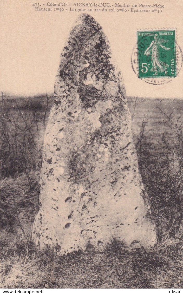 AIGNAY LE DUC(MENHIR)