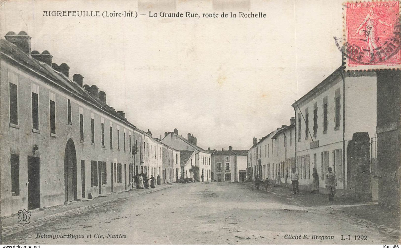 aigrefeuille sur maine * la grande rue , route de la Rochelle * gendarmerie nationale