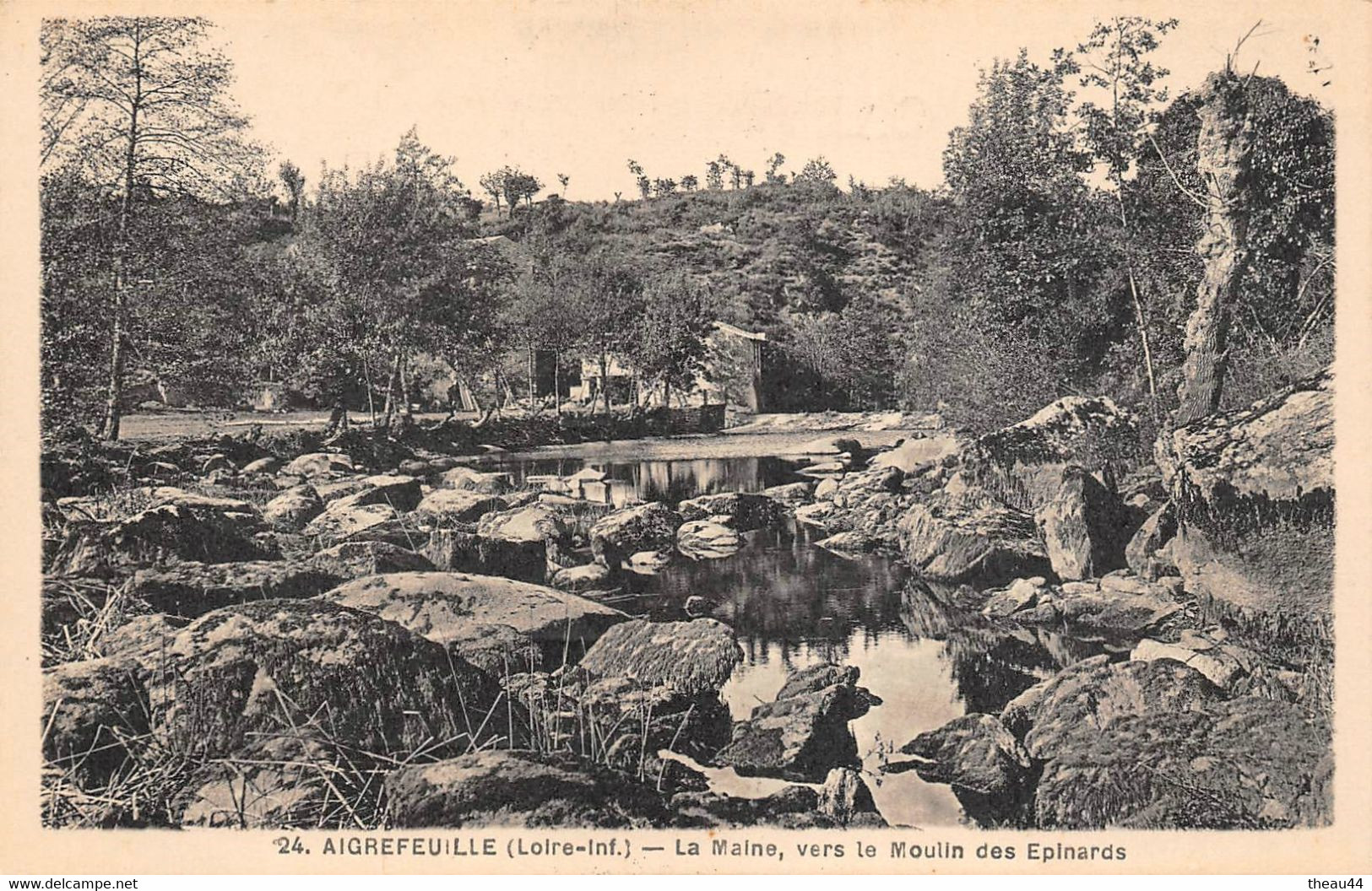 ¤¤  -   AIGREFEUILLE-sur-MAINE   -  La Maine , vers le Moulin des Epinards       -   ¤¤