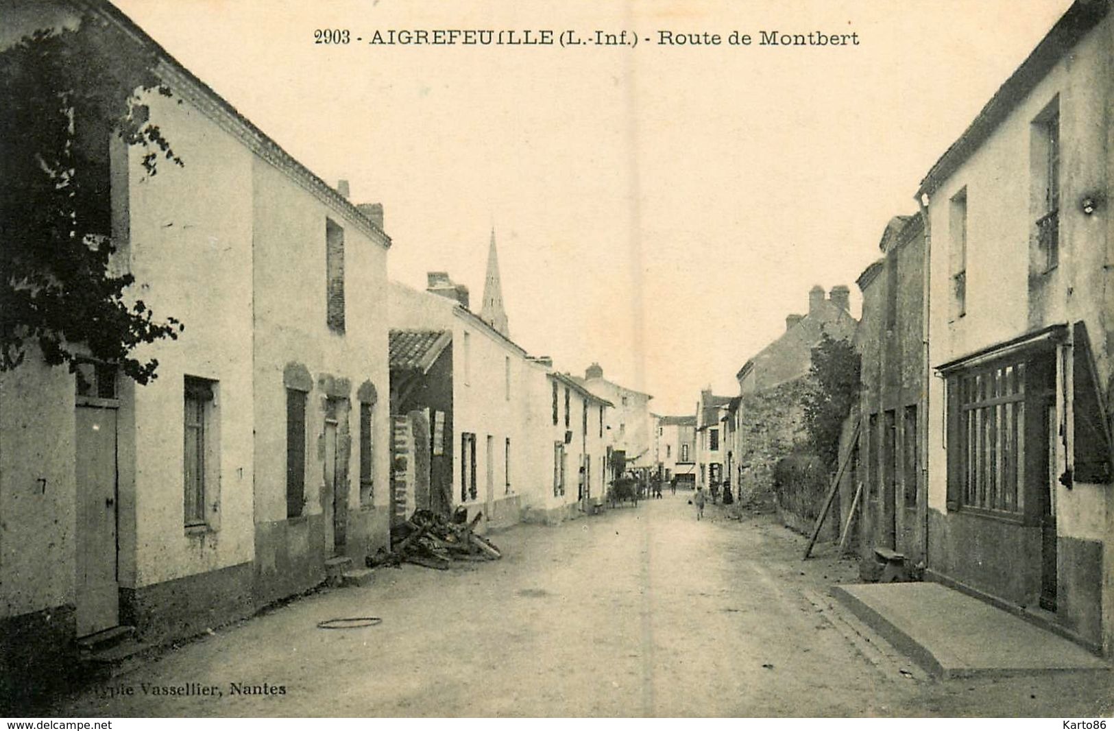 aigrefeuille sur maine * route de montbert