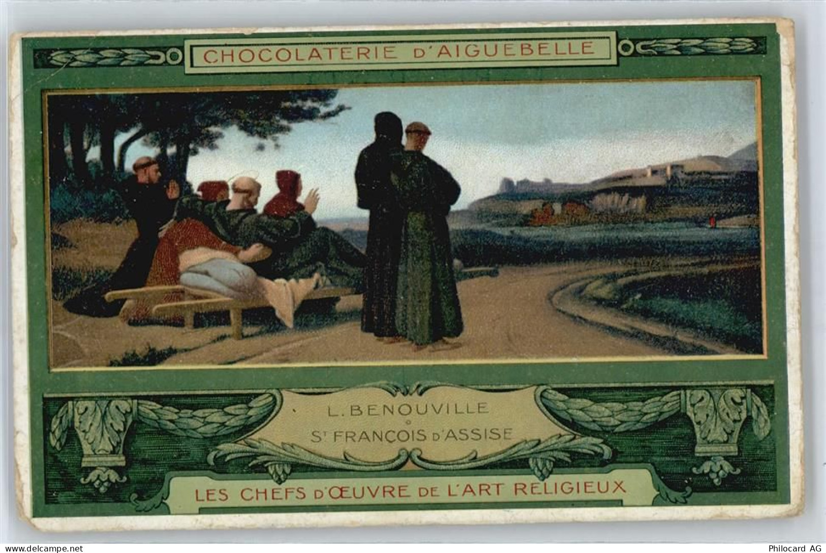 Aiguebelle , Mönche Schokolade Künstlerkarte - 50707213