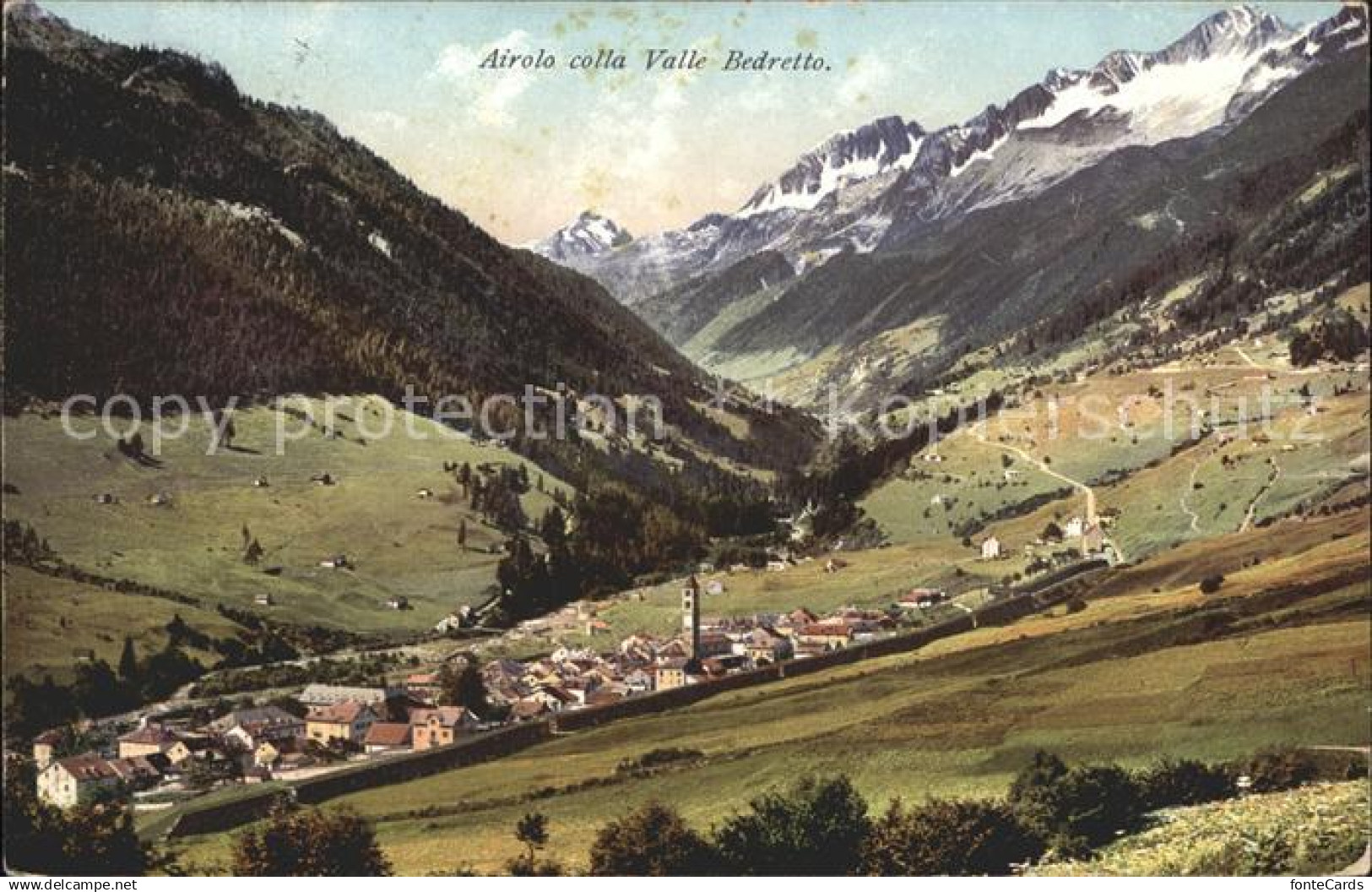 Airolo colla Valle Bedretto