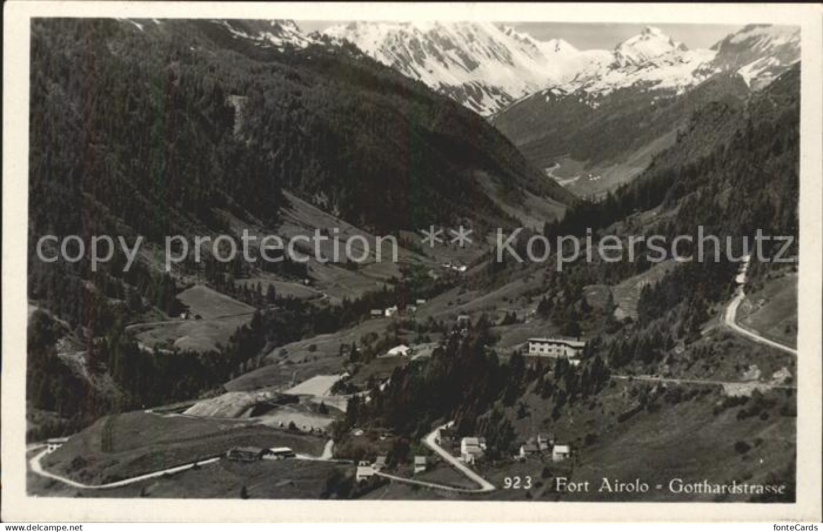 Airolo Fort Airolo Gotthardstrasse