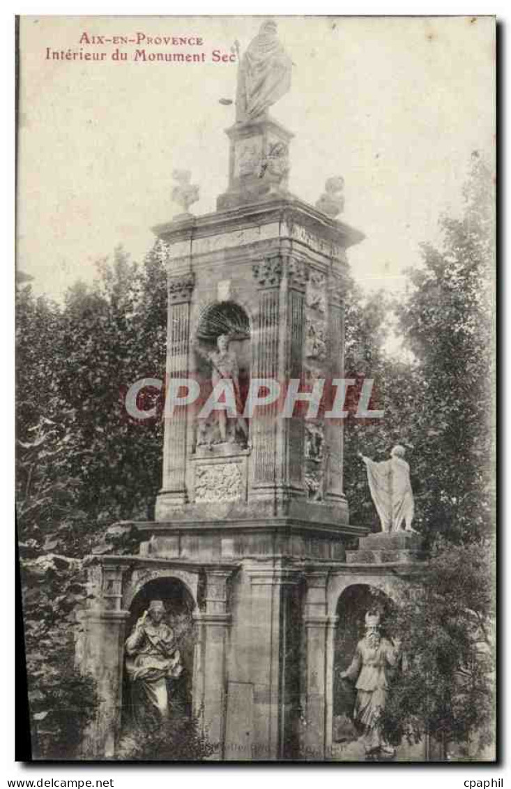 Aix en Provence CPA Interieur du monument Sec