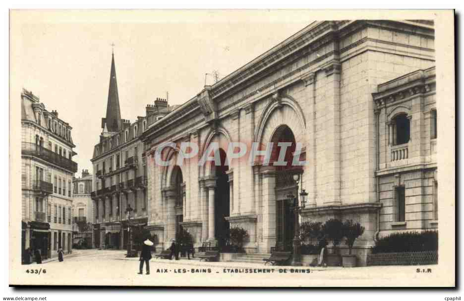 Aix les Bains - Etablissement de Bains - CPA
