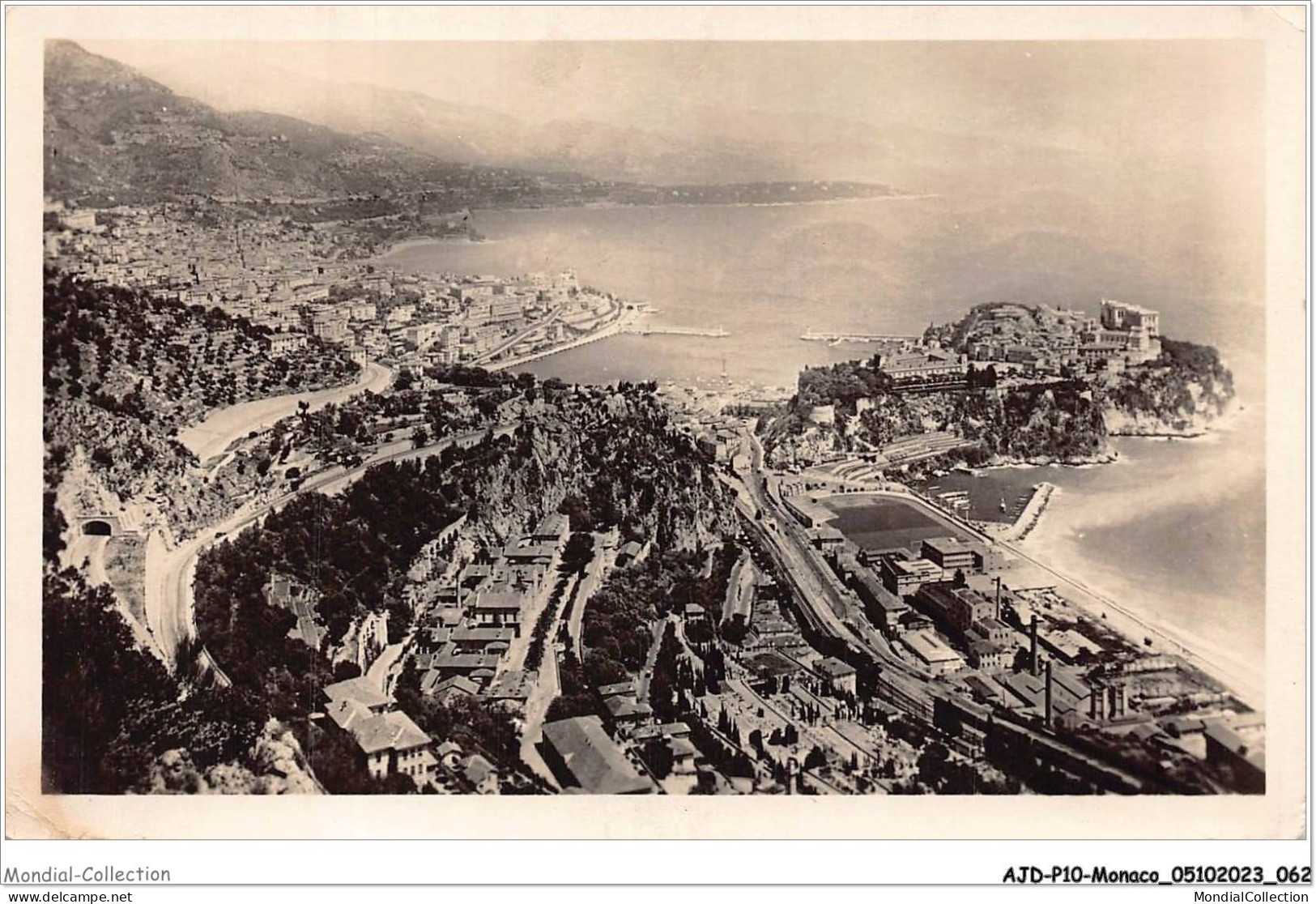 AJDP10-MONACO-1016 - principauté de MONACO - vue panoramique