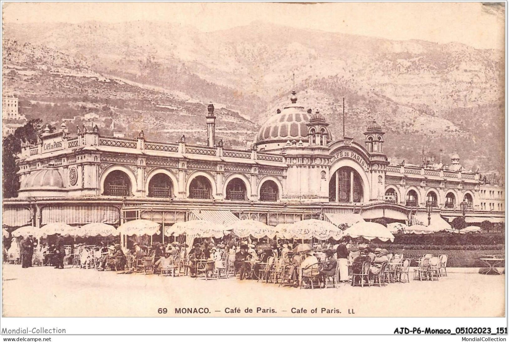 AJDP6-MONACO-0667 - MONACO - café de paris