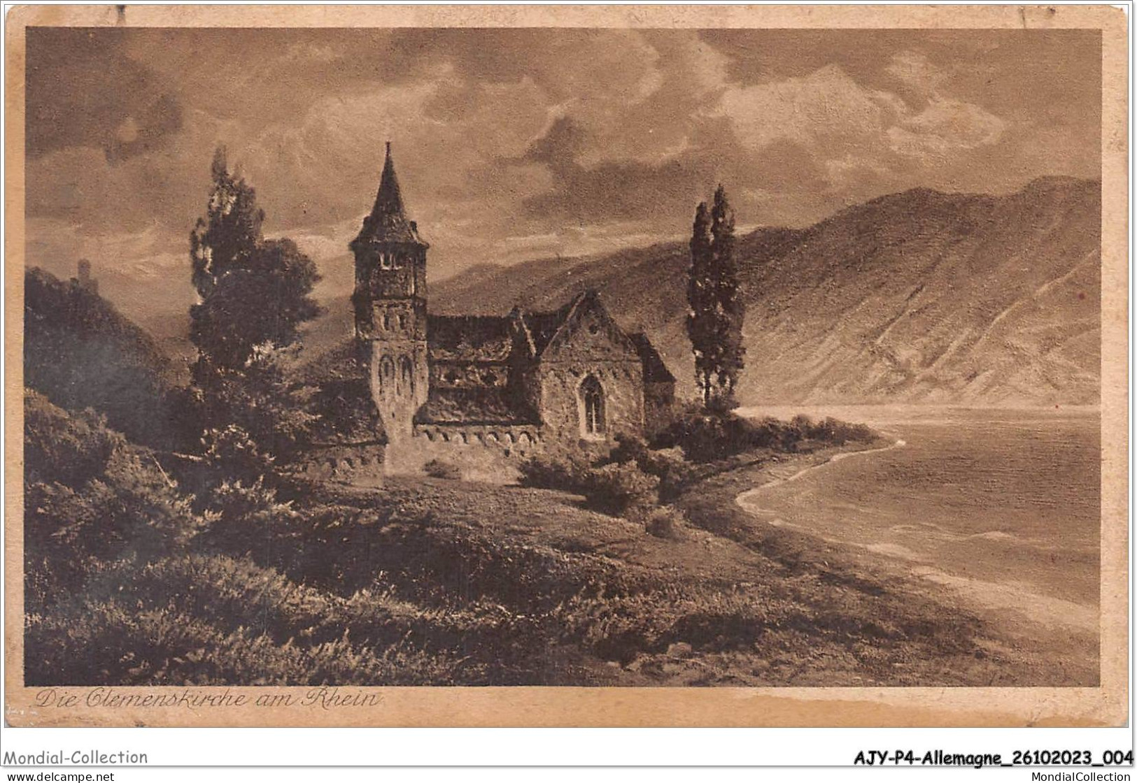 AJYP4-0294-ALLEMAGNE - Die glemenskirche am Rhein
