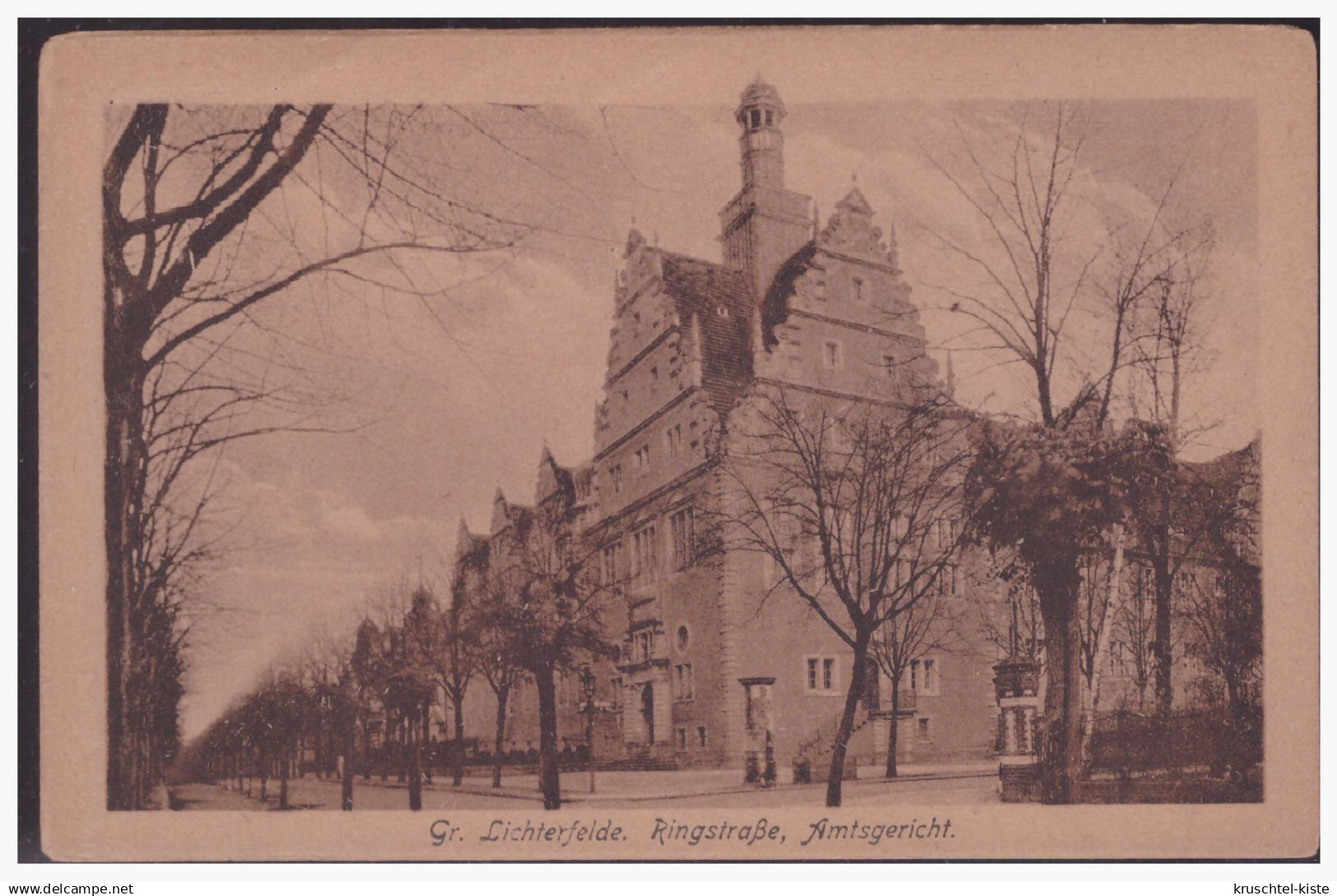 AK (004164) Berlin Gr. Lichterfelde, Ringstraße, Amtsgericht, ungebraucht