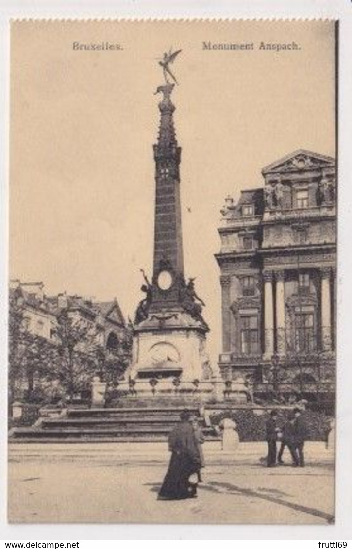 AK 031039 BELGIUM - Bruxelles - Monument Anspach