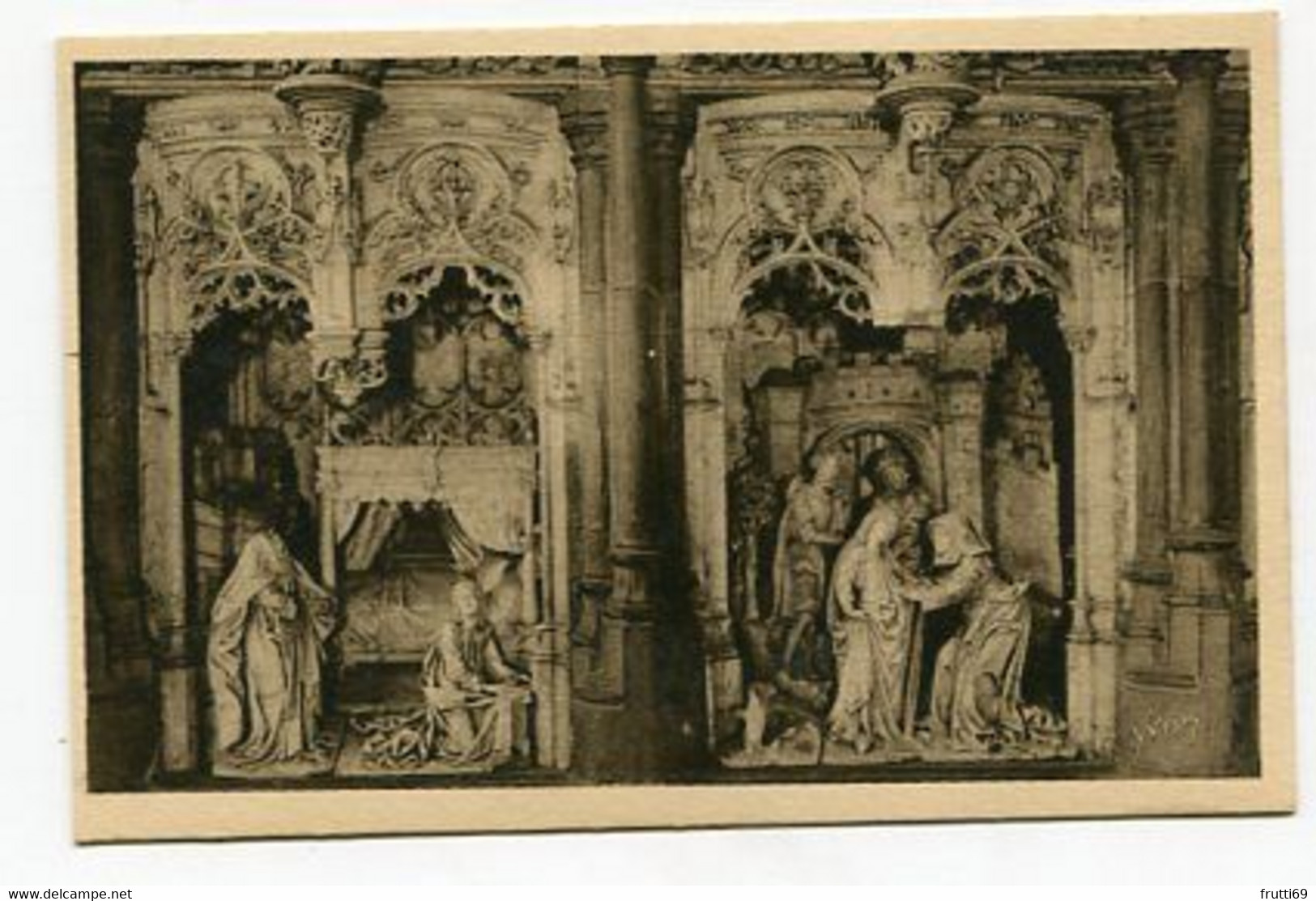 AK 052627 FRANCE - Bourg - Église de Brou - Figures du Retable de la Chapelle de la Vierge