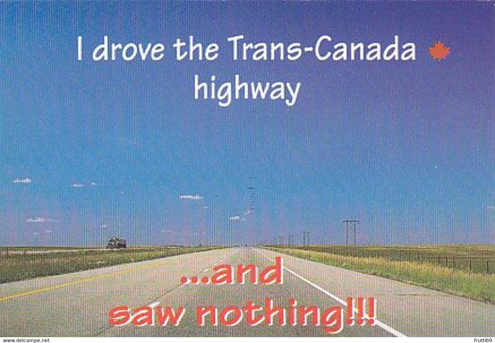 AK 069598 CANADA - Trans-Canada highway