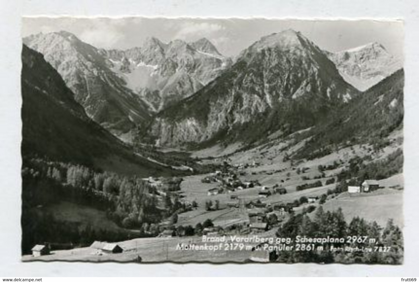 AK 099160 AUSTRIA  - Brand - Schesaplana
