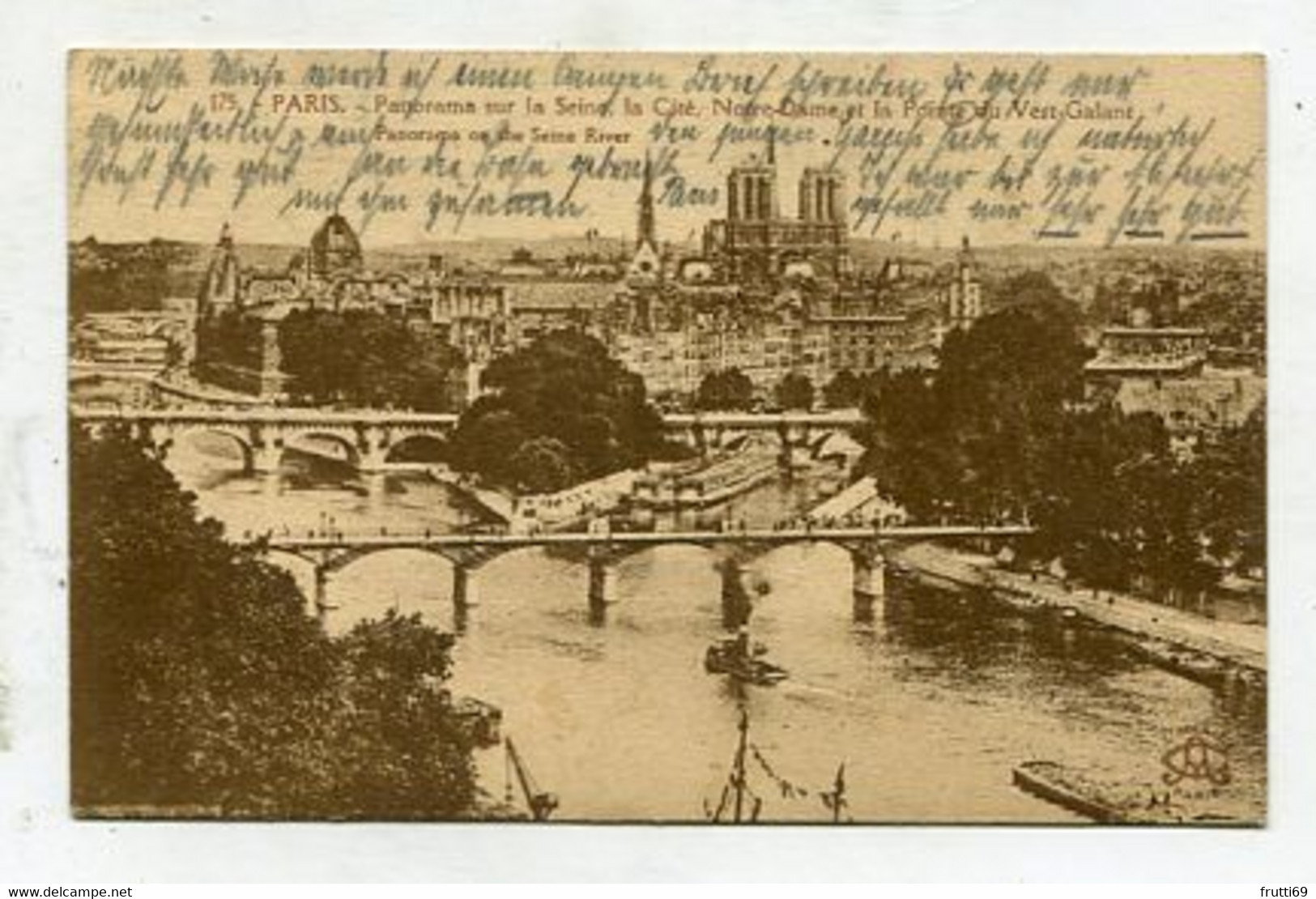 AK 117713 FRANCE - Paris - Panorama sur la Seine