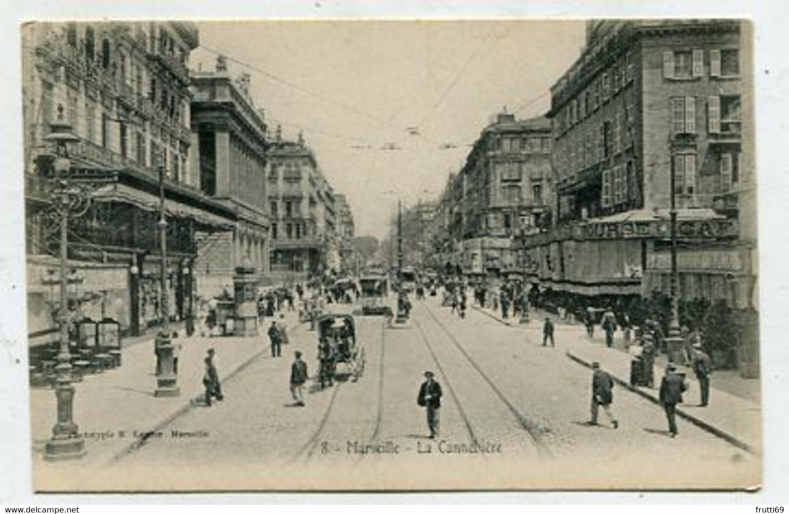 AK 117737 FRANCE - Marseille - La Cannebière