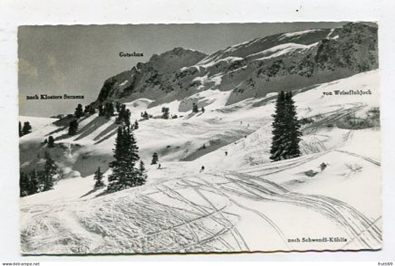 AK 139189 SWITZERLAND - Parsennabfahrt nach Schwendi - Küblis