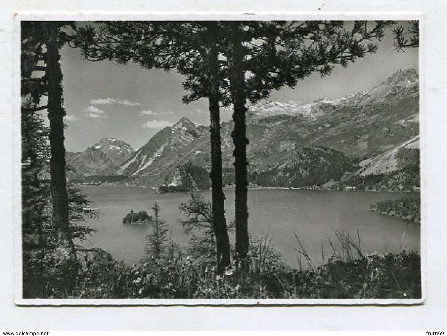 AK 139358 SWITZERLAND - Sils im Engadin - Blick von der Bellavista auf Silsersee und Maloja