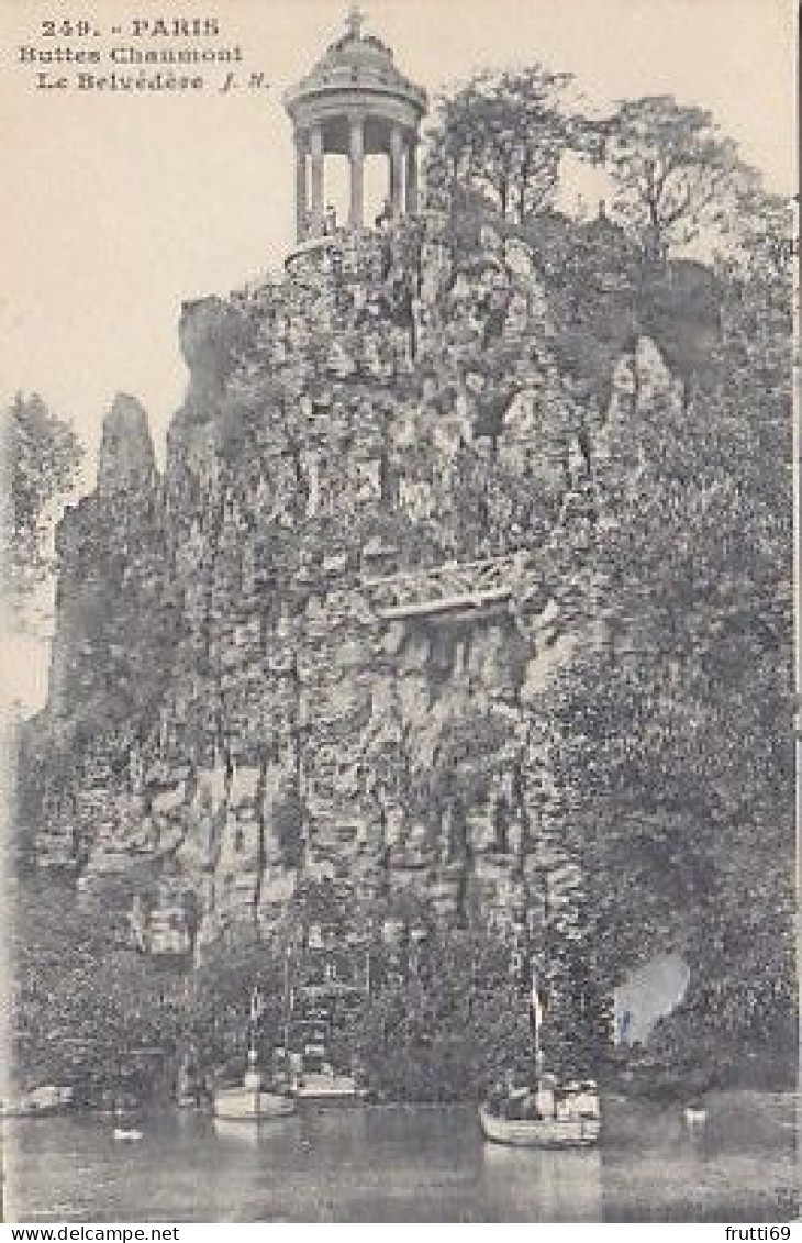 AK 174072 FRANCE - Paris - Buttes Chaumont - Le Belvédère