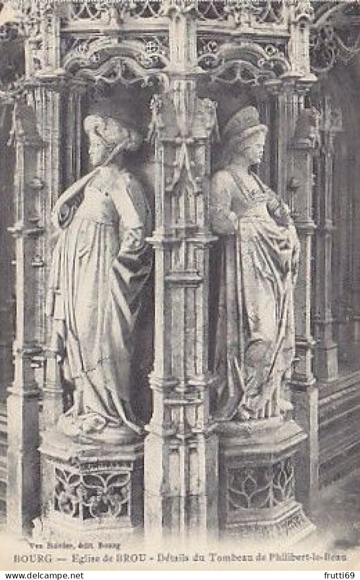 AK 178566 FRANCE - Bourg - Eglise du Brou - détaile du Tombeau de Philibert-le-Beau