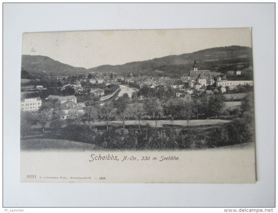 AK 1906 Österreich. Scheibbs, N.-Oe. 330m Seehöhe. Verlag P. Ledermann