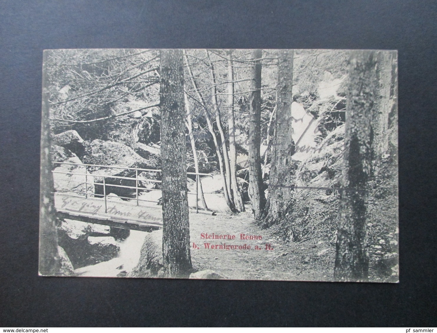 AK 1906 wernigerode Steinerne Renne bei Wernigerode