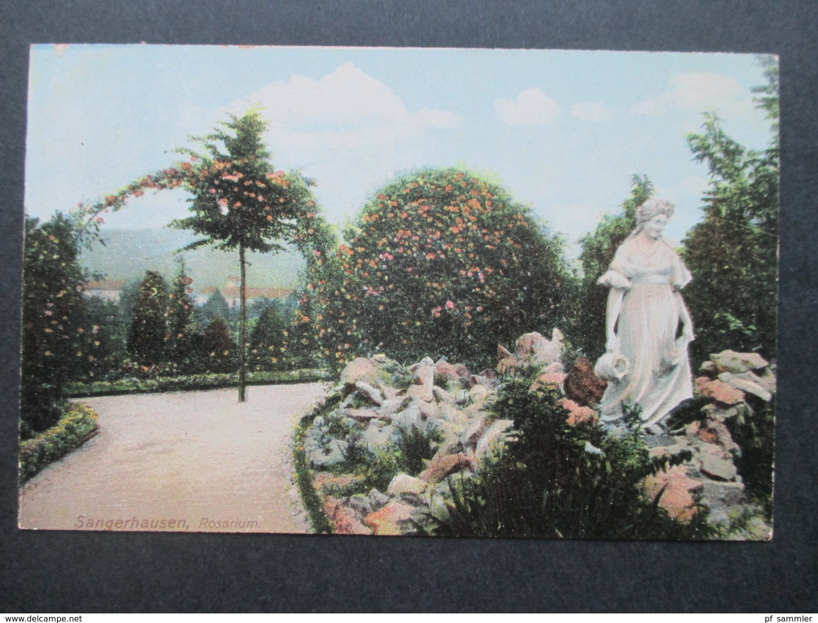 AK 1907 Sangerhausen Rosarium / Rosengarten. Ottmar Zieher, München.