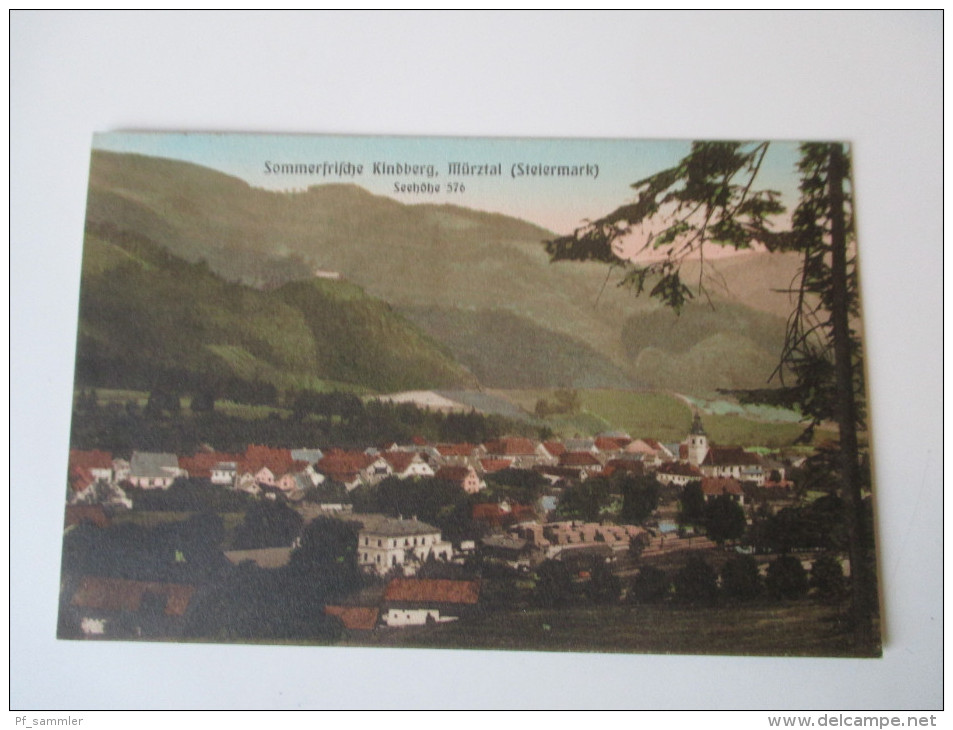 AK 1913 Sommerfrische Kindberg, Mürztal (Steiermark) Seehöhe 576Verlag Josef Stangl, Kindberg