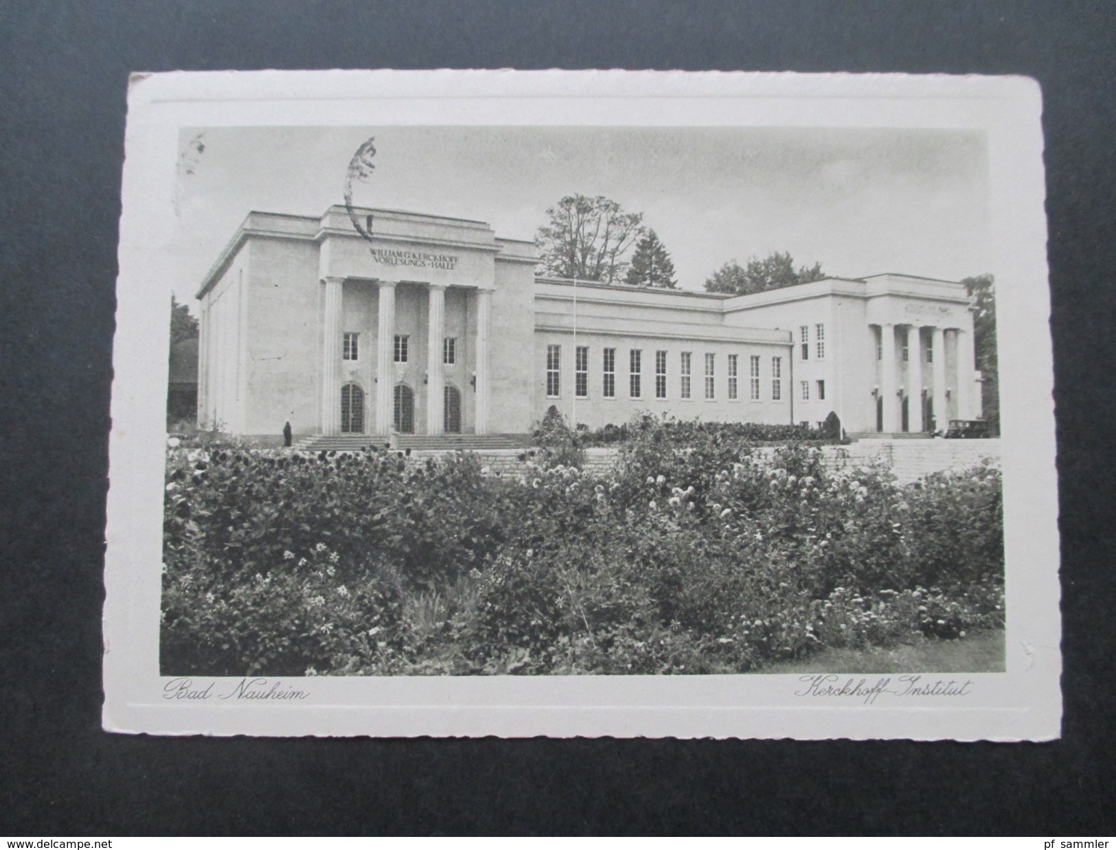 AK 1935 Bad Nauheim. Kerkhoff Institut. Werbestempel 100 Jahre Bad Nauheim