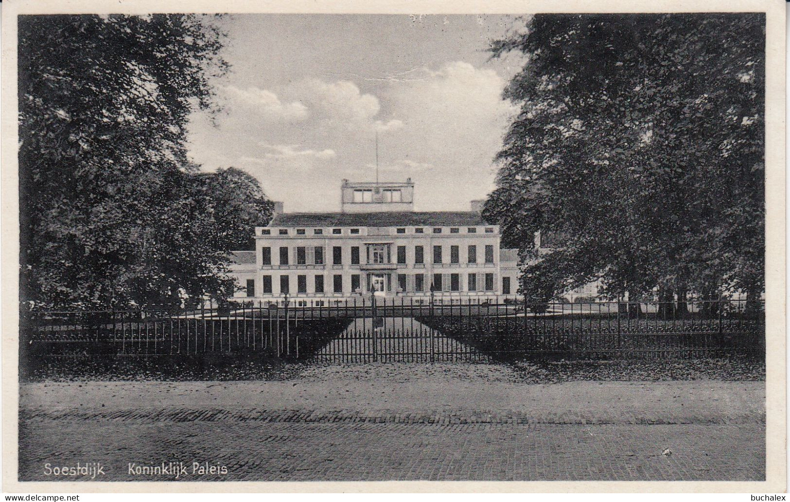 AK 1939 SOESTDIJK, Koninklijk Paleis - gelaufen