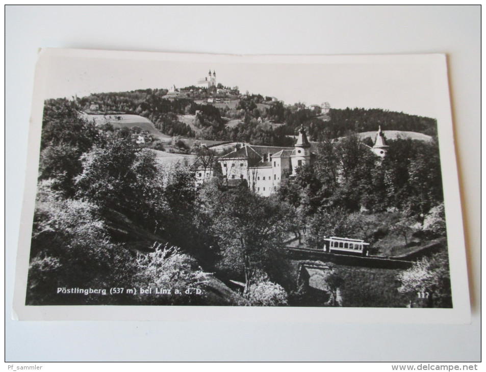 AK 1955 Echtfoto. Pöstlingberg (537m) bei Linz a.d. D. Verlag Anton Casagrande