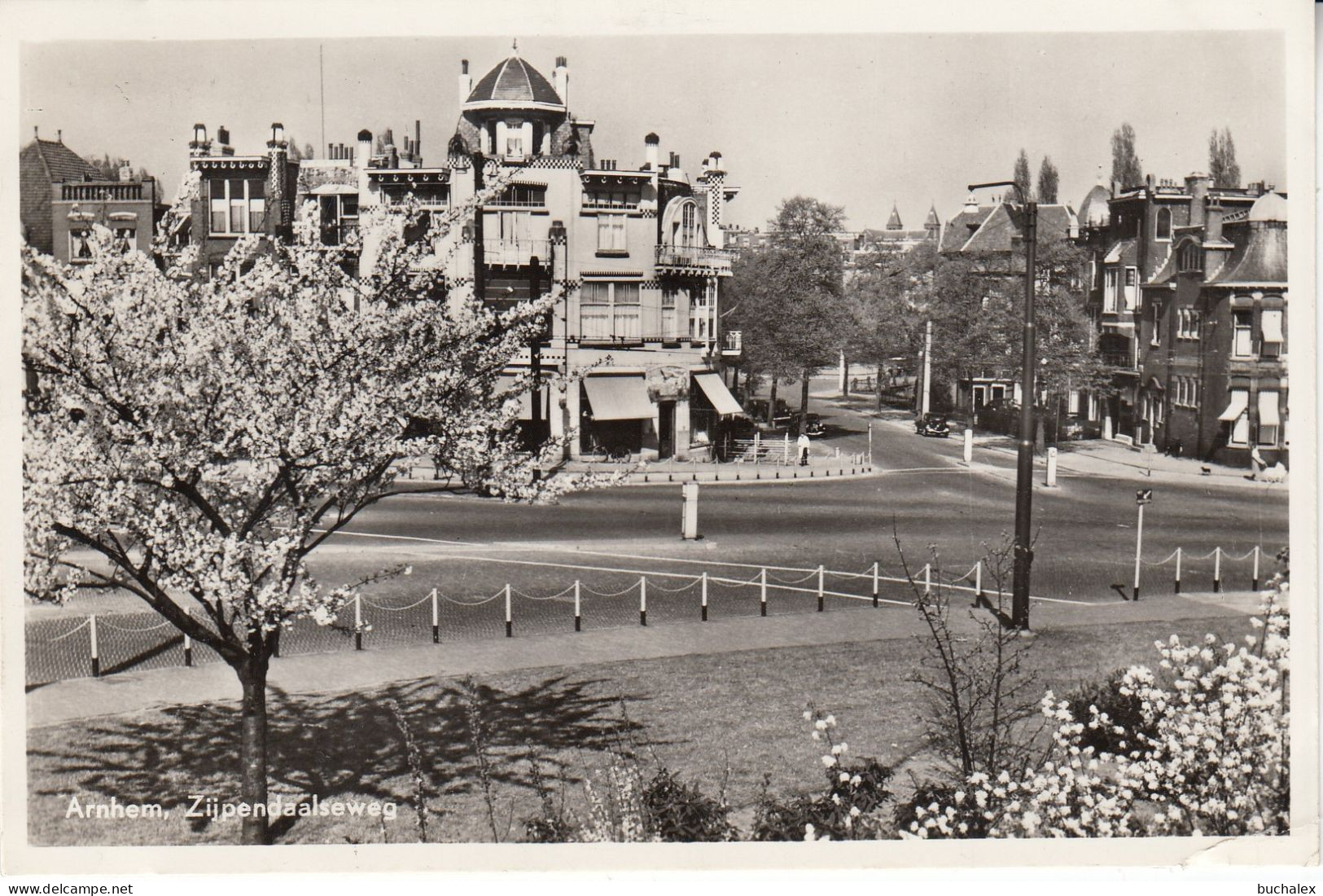 AK 1956 ARNHEM, Zijpendaalseweg - gelaufen