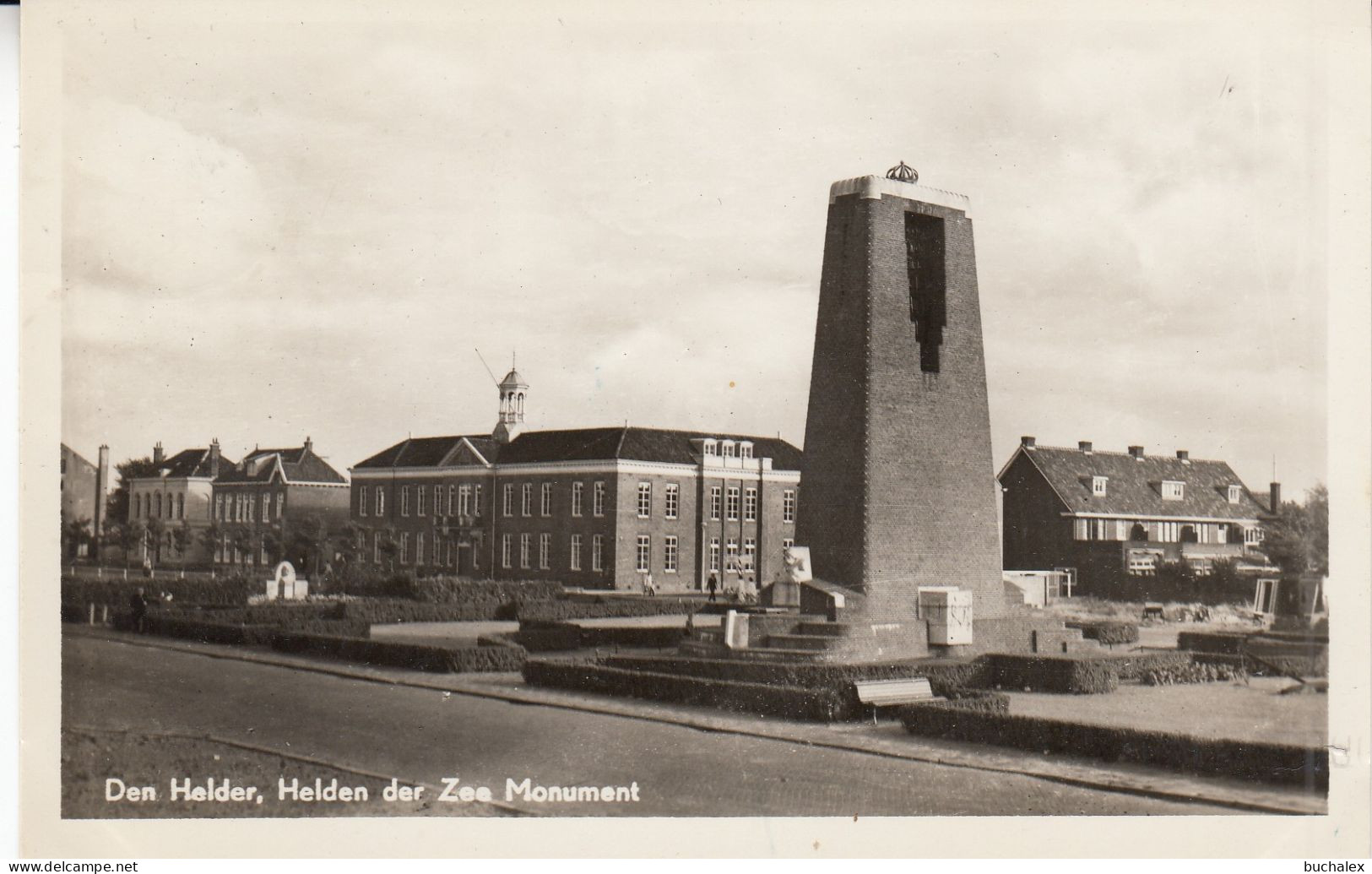 AK 1956 DEN HELDER, Helden der Zee Monument - gelaufen