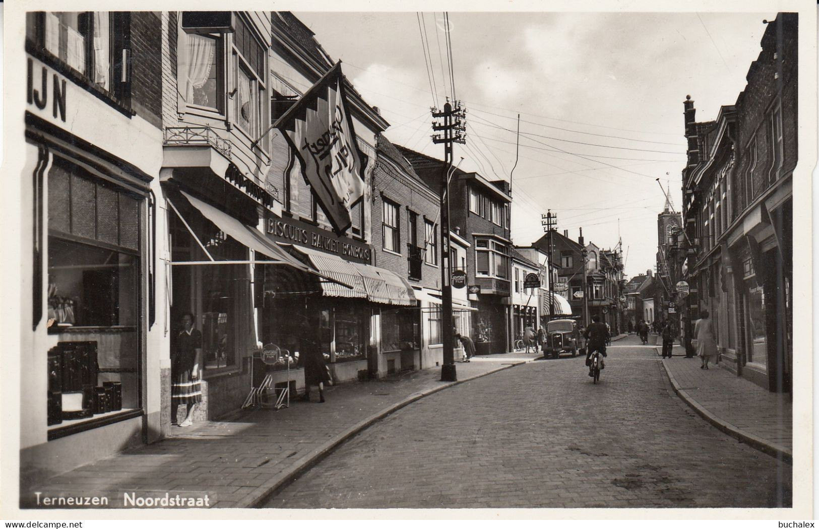 AK 1956 TERNEUZEN, Noordstraat - gelaufen