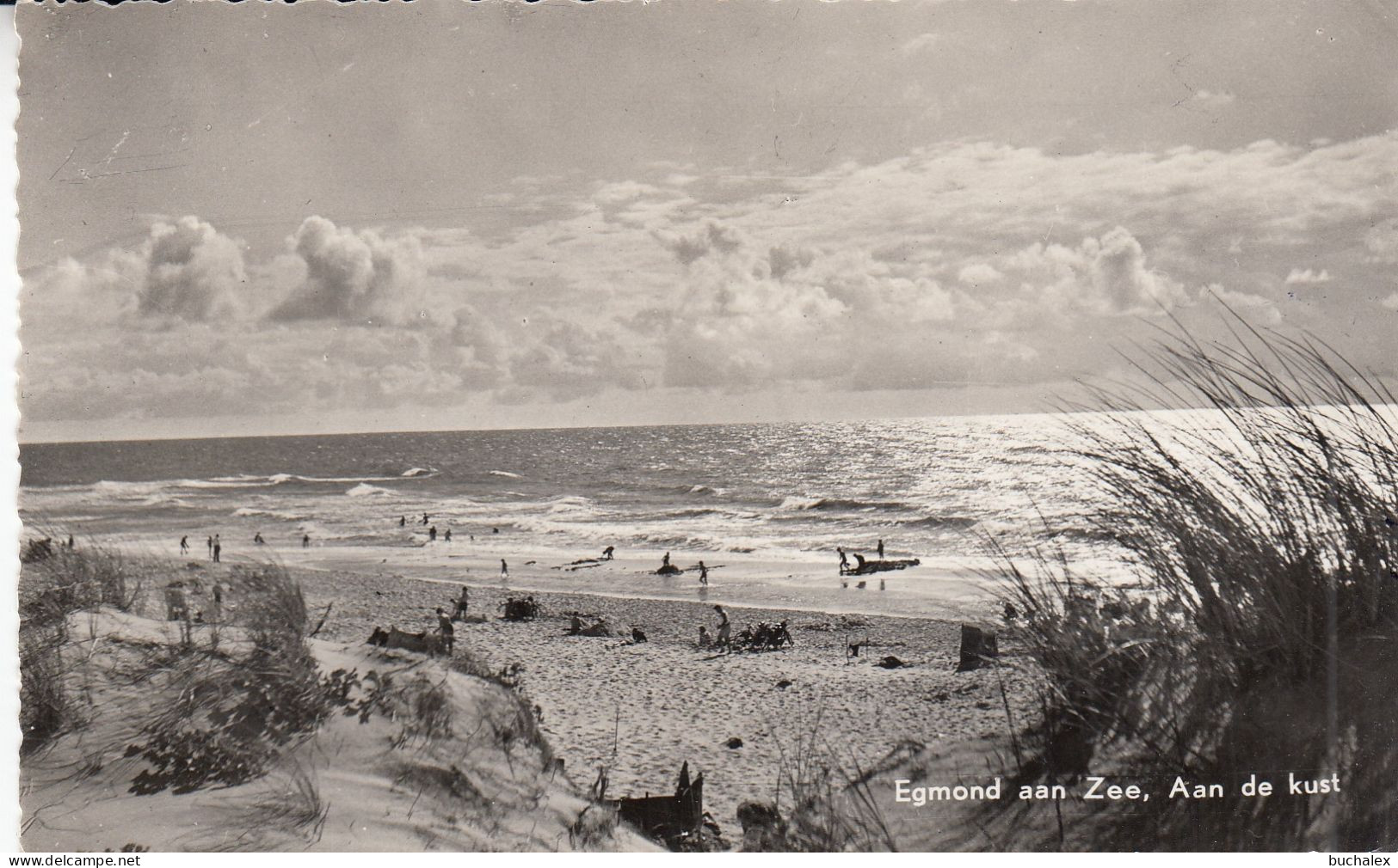 AK 1959 EGMOND AAN ZEE, Aan de kust - gelaufen