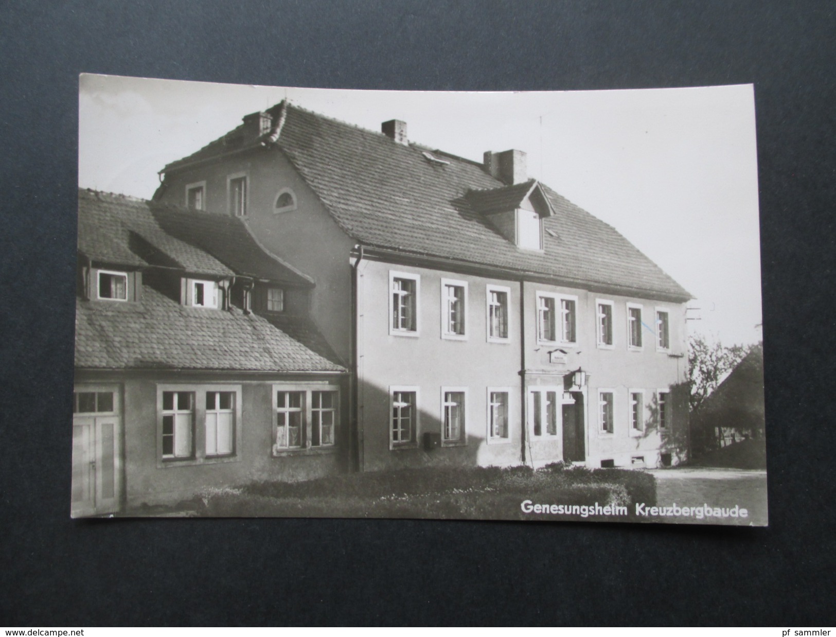 AK 1974 Echtfoto DDR Genesungsheim Kreuzbergbaude. 8901 Jauernick - Buschbach. Kreis Görlitz.