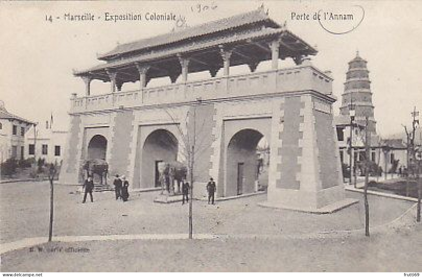 AK 216698 FRANCE - Marseille - Expoition Coloniale - Porte de l'Annam