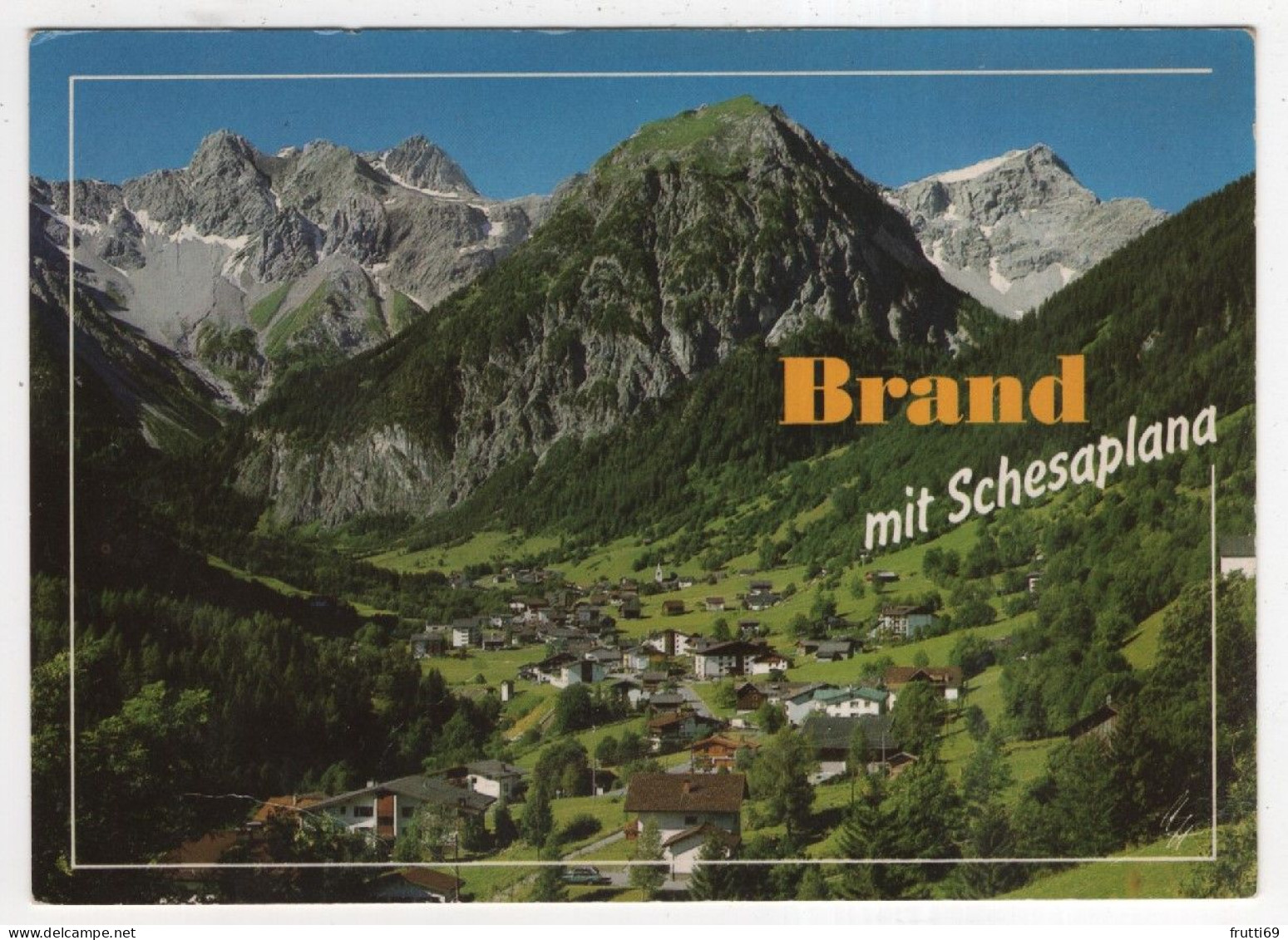AK 219461 AUSTRIA - Brand mit Schesaplana