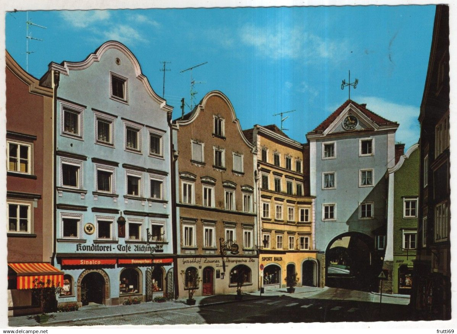 AK 235971 AUSTRIA - Schärding am Inn mit altem Linzertor