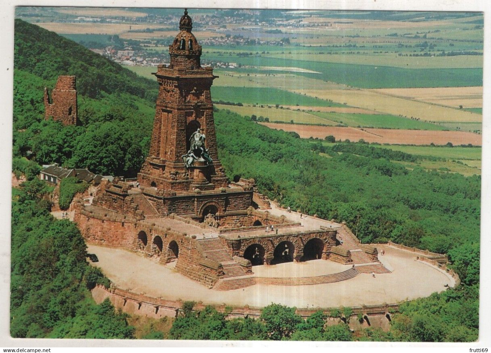 AK 240992 GERMANY - Kyffhäuser - Kyffhäuser-Denkmal mit Barbarossaturm
