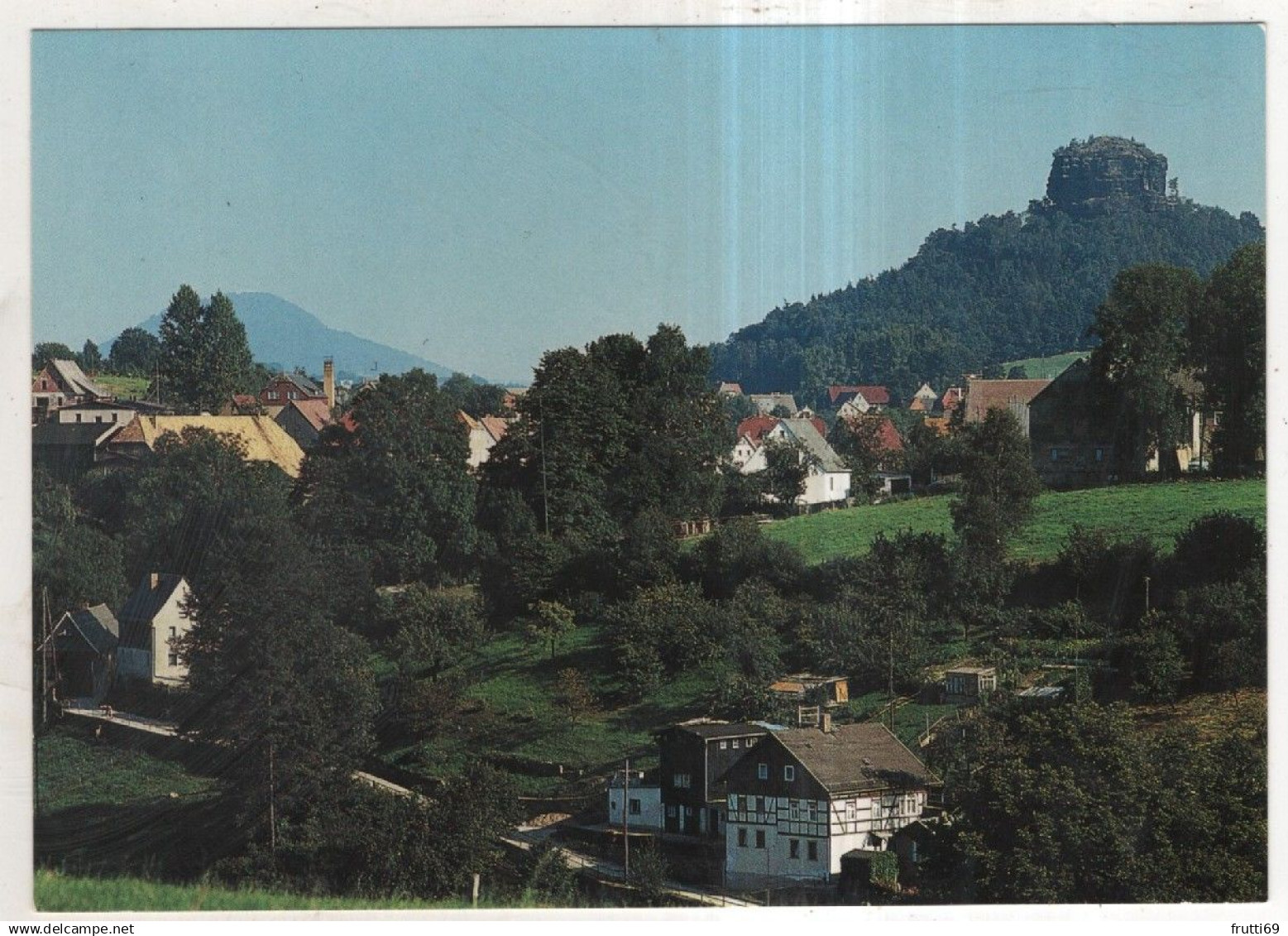 AK 241055 GERMANY - Blick auf Schöna mit Zirkelstein