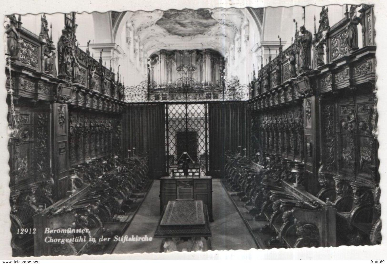 AK 241775 SWITZERLAND - Beromünster - Chorgestühl in der Stiftskirche