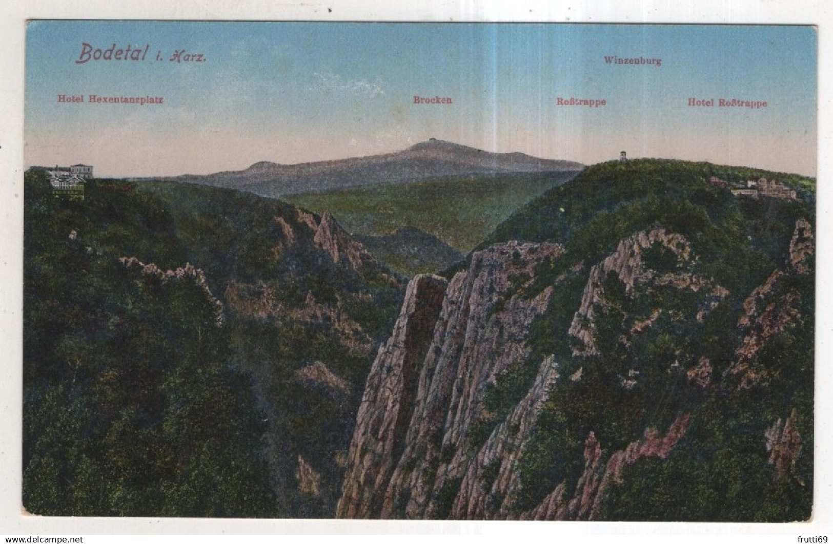 AK 242484 GERMANY -Bodetal i. Harz