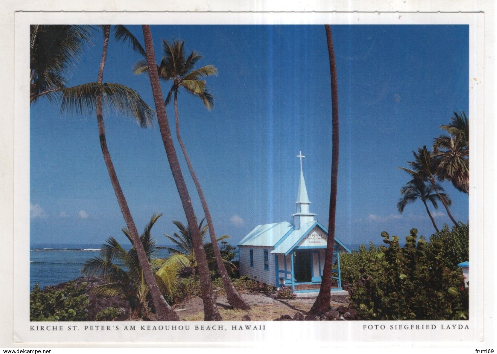 AK 247554 USA - Hawaii - Kirche St. Peter's am Keaouhou Beach