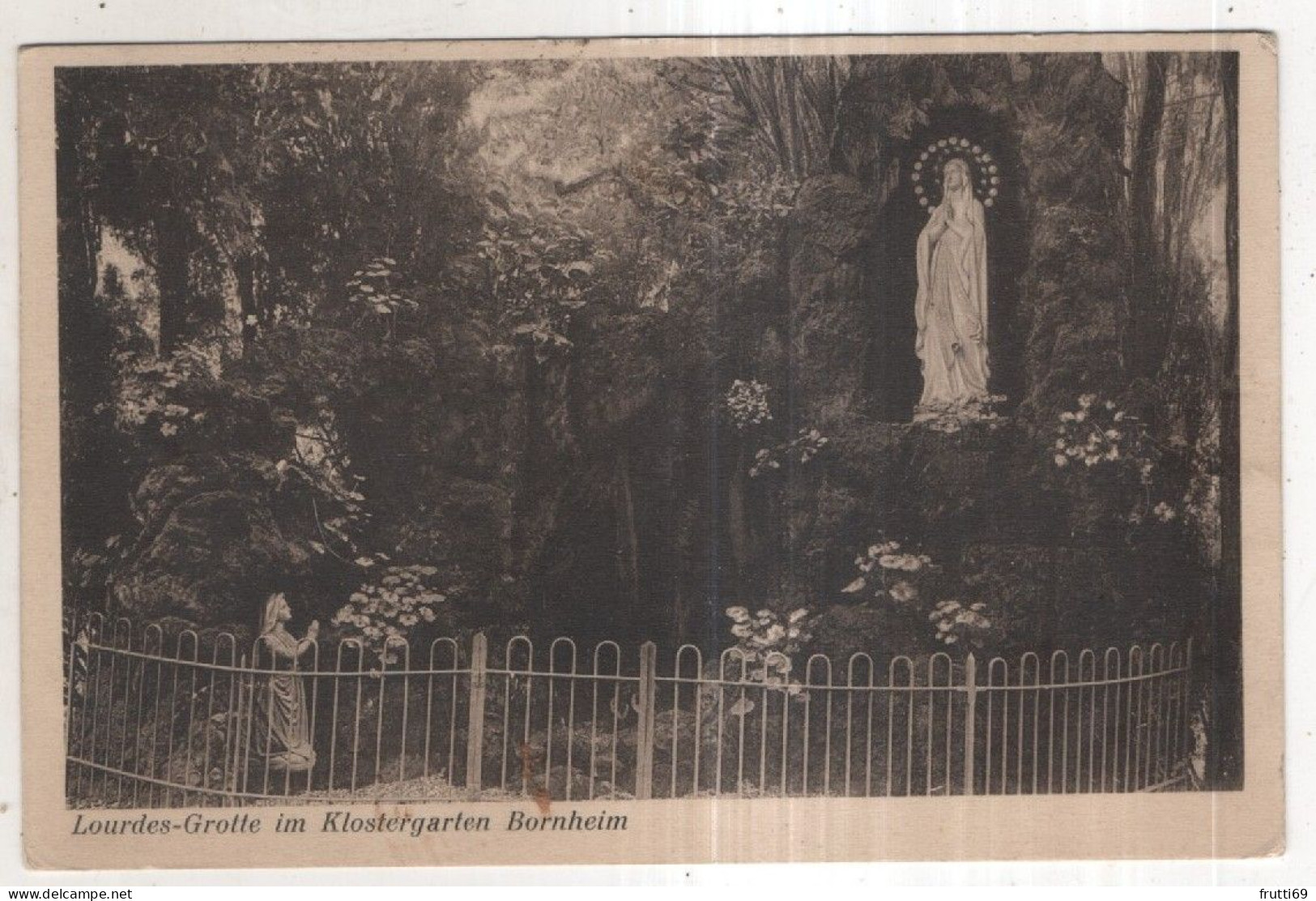 AK 252411 GERMANY - Bornheim - Lourdes-Grotte im Klostergarten Bornheim