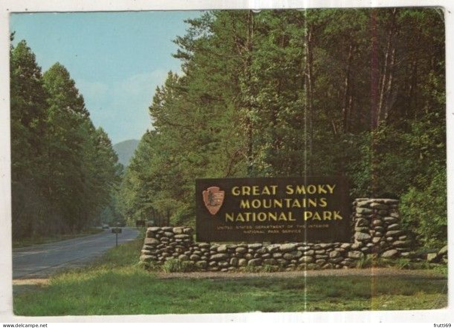 AK 258417 USA - Entrance to the Great Smoky Mountains National Park