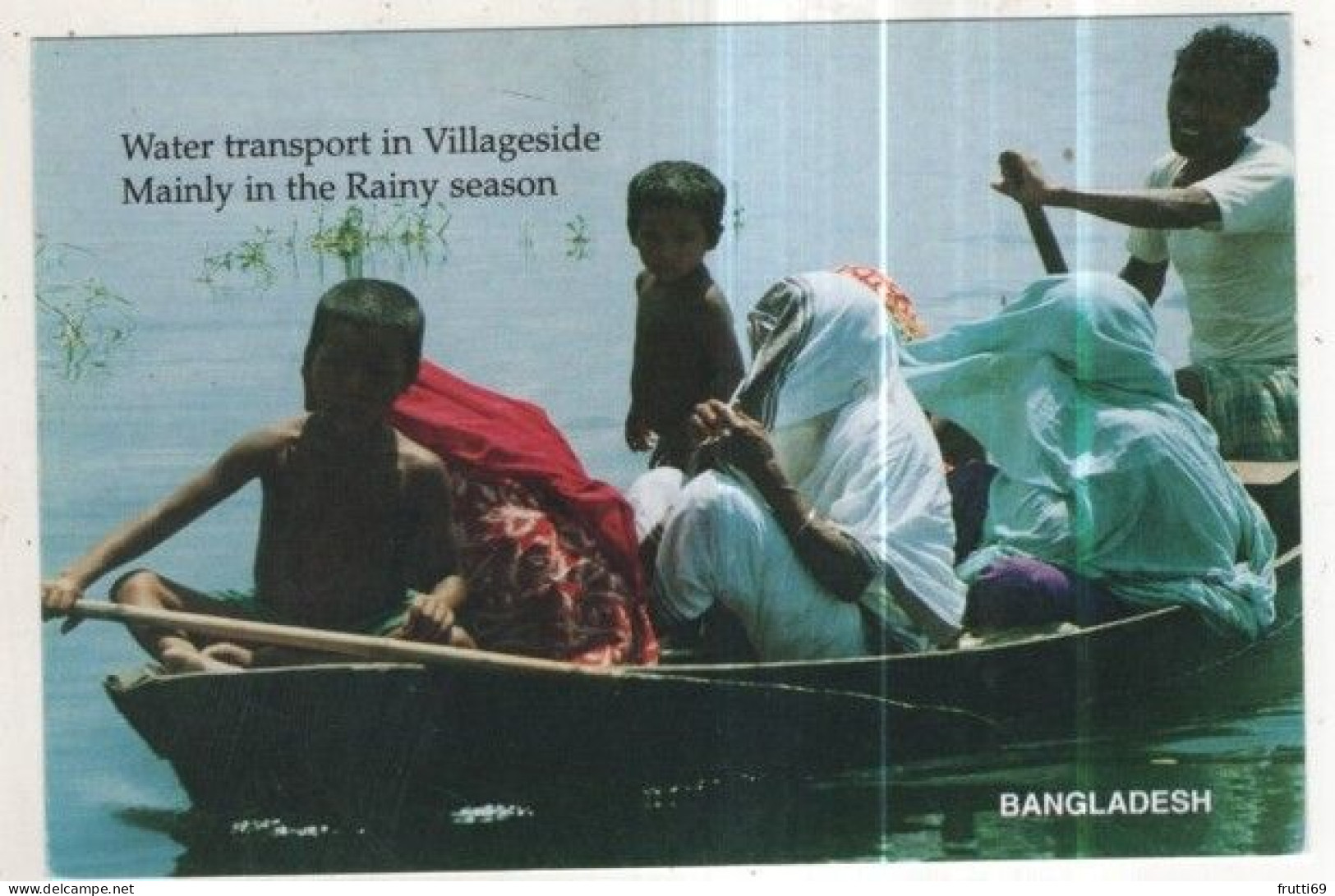 AK 258865 BANGLADESH - Water transport in Villageside ...