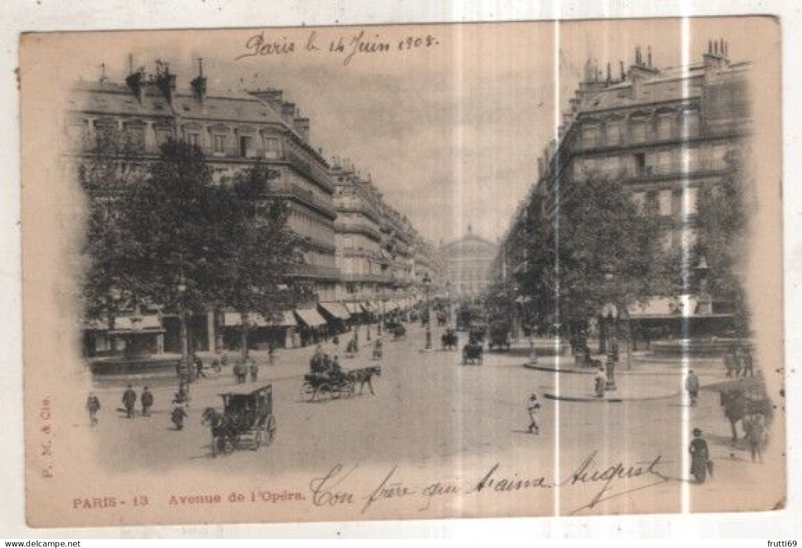 AK 270767 FRANCE -  Paris - Avenue de l'Opéra