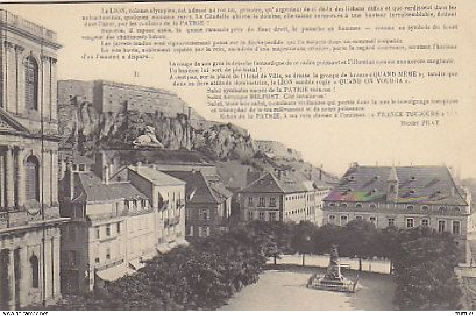 AK 271766 FRANCE - Belfort (?) - Le Lion ...