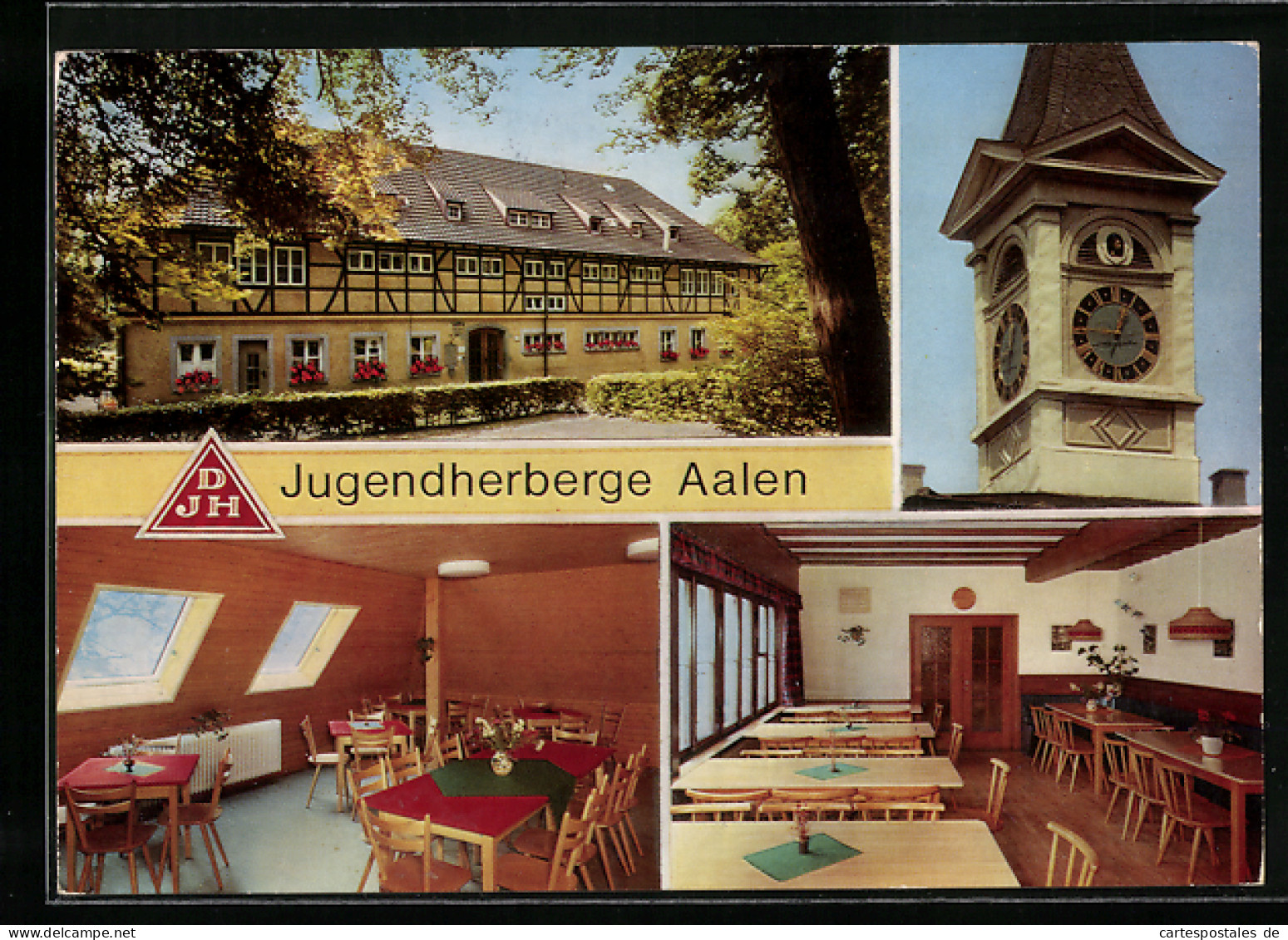 AK Aalen, Jugendherberge Aalen mit Innenansichten