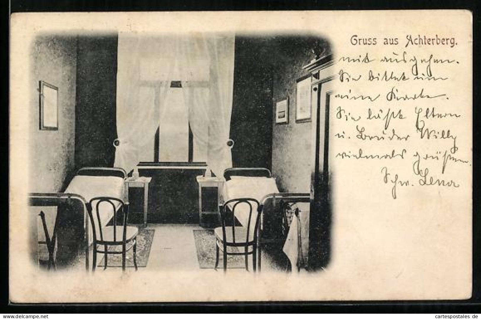 AK Achterberg / Dorfmark, Kinderkurheim, Zimmer mit zwei Betten